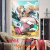 Kawaii Hot Pretty Cute Girl Lynae Popular Cool WuWa Gaming Tapestry Wall Cloth Tapestries Decor Wall Carpet Bedroom Decoration