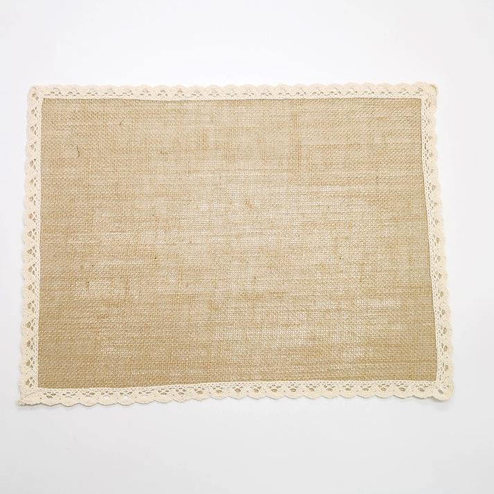 Natural coarse hemp, placemat, retro pastoral style, household dining table, thermal insulation mat, Mori wedding, shooting universal model