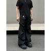 Cleanfit Straight-leg Black Niche Design Suit Pants