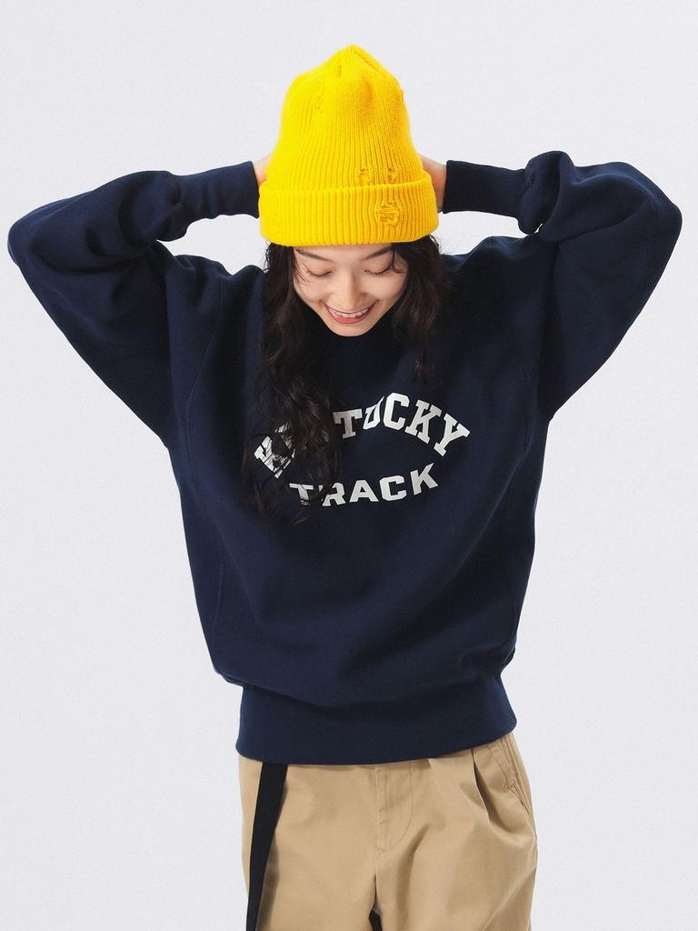 Beams Boy Champion Logo Reverse Weave(R) Crew Neck Sweatshirt, Women's, Navy, Size Small, 13130158411