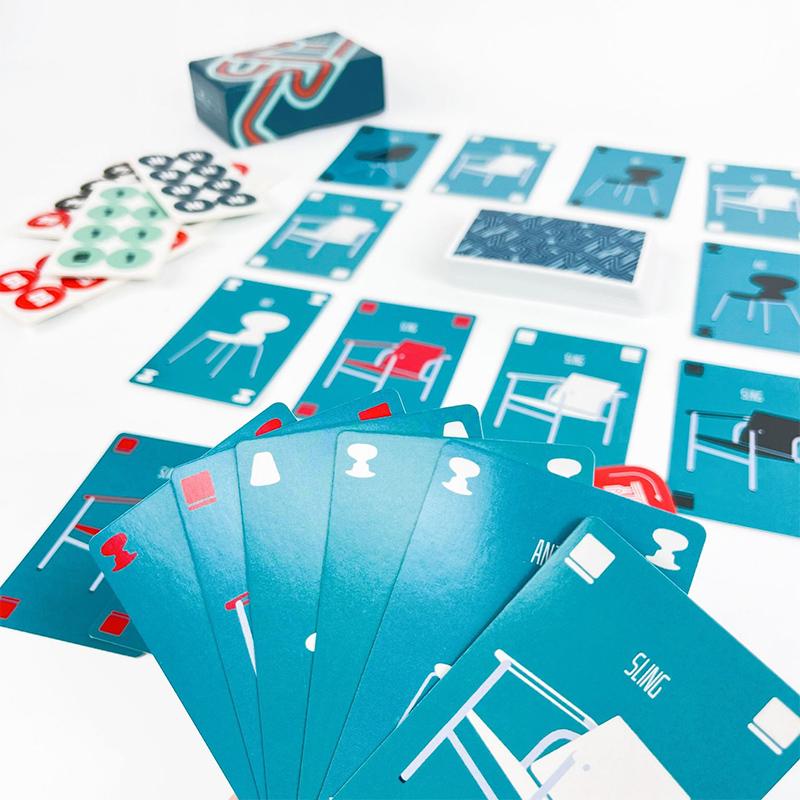 TRND Board Game Retro Chair Collection Strategy Card Game 3-5 Players 8 years ld And Above 30 Minutes portable Boxed Game