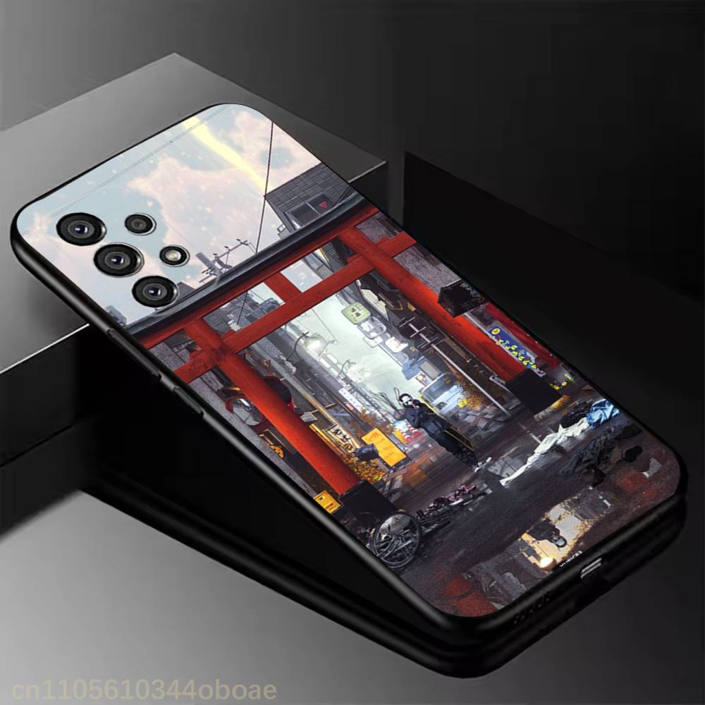 

Game G-Ghostwire Tokyo Phone Case For Samsung Galaxy A13,21s,22,31,32,52,53,71,80,A91 Soft Black Shell SamsungNote9