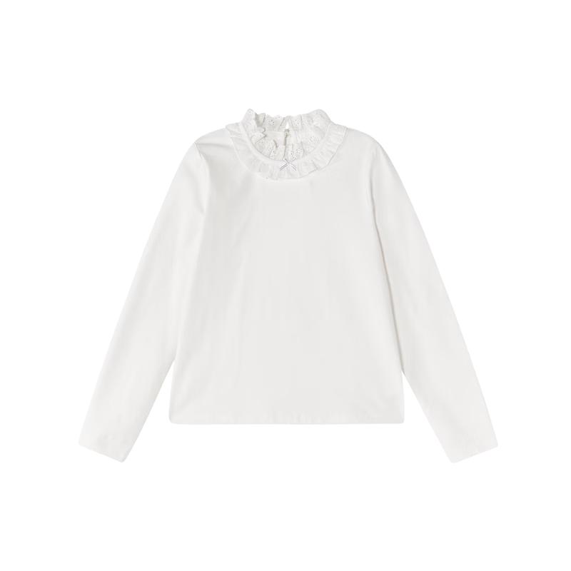 DEESHA Girls  Sweet Collar Long-Sleeve T-Shirt 130