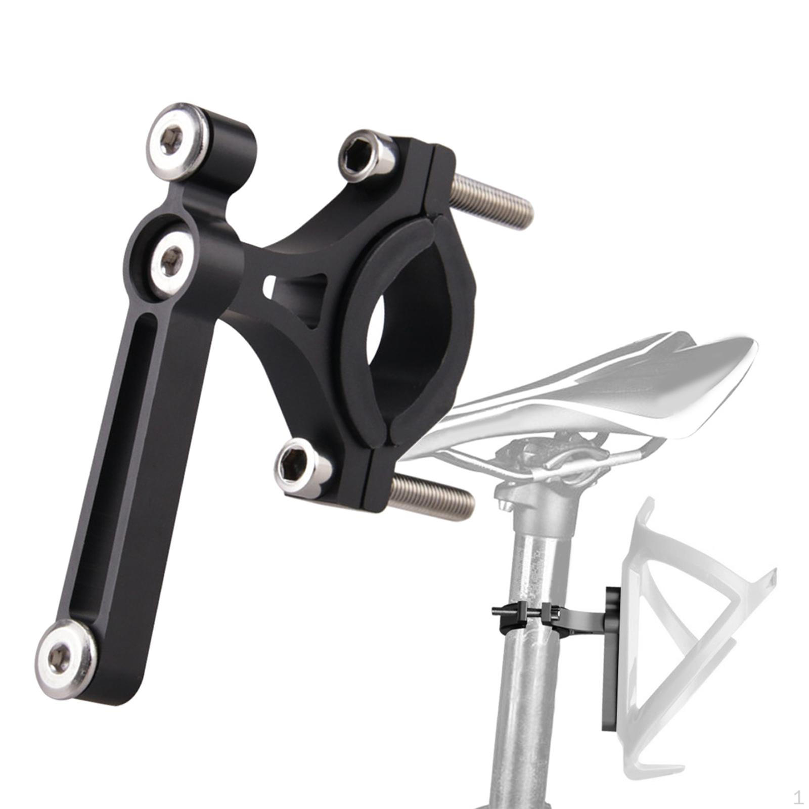 Bike Water Bottle Holder clip, BMX Bikes Seat Post Cup Drink Support Rack Kettle Mount Adapter Black
