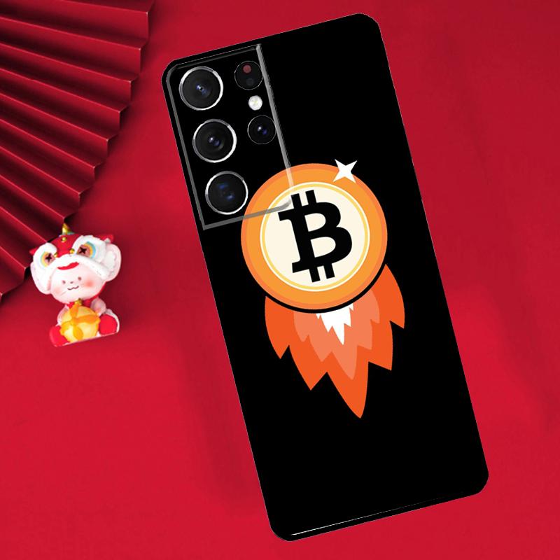 Bitcoin Case For Samsung Galaxy S24 S23 S25 S26 Ultra S20 FE S21 S22 Plus S10 S25 FE Cover Funda