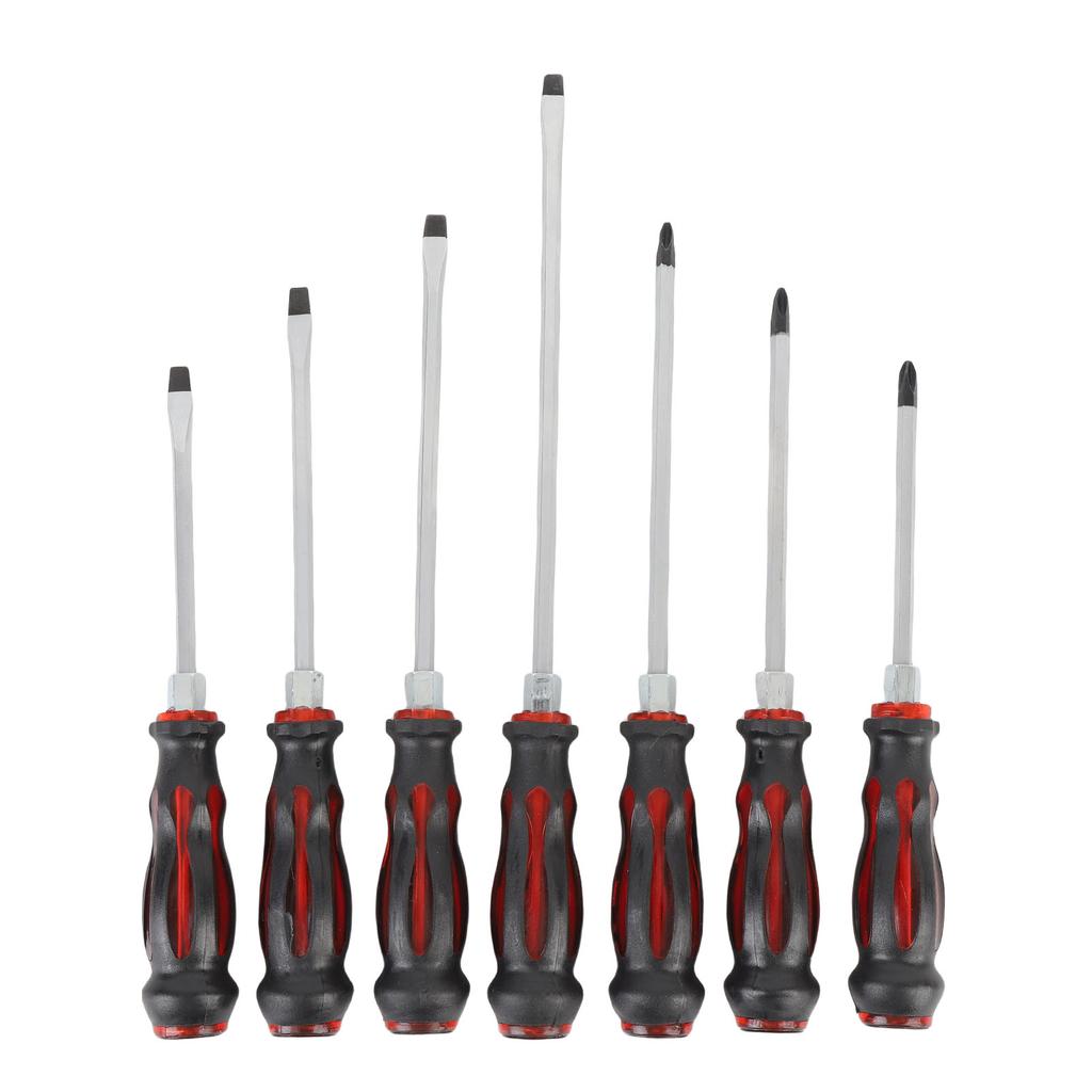 7PCS Magnetic Screwdrivers Set Chrome Vanadium Steel Ergonomic Handle Screwdriver Tools Kit For Car Home Repair