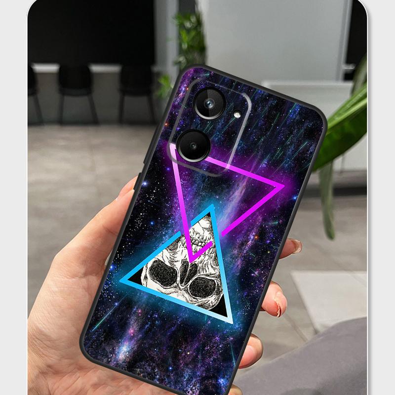 Cool Skull Gothic Case For Realme 15 13 12 10 11 14 Pro Plus GT6 GT7 C55 C51 C35 C33 C61 C65 C67 C53 C71 C75