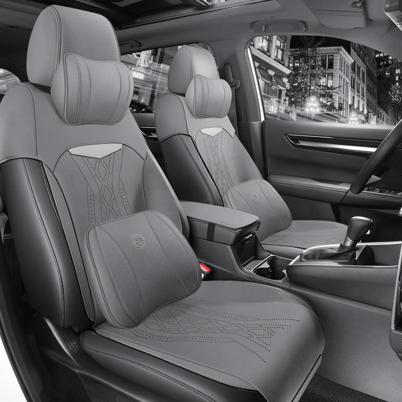 Universal Suede Seat Cover for Dongfeng Honda CR-V - Semi-Enclosed, Four Seasons, 2023