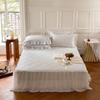 Simple Jacquard Bed Skirt with Cool Ice Muscle Air Conditioning Mat Ice Silk Mat for Girl Room Mat