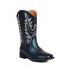 Skinny thick heel medium heel Martin boots  autumn new British style embroidered retro western cowboy boots short boots