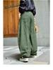 Women's Cotton Linen Loose Lantern Pants - Autumn Zen Meditation Tai Chi Style