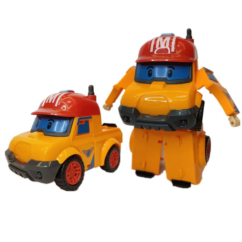Korea Polis Robocar Robot Deformation Transformation Amber Roy Haley Anime Action Figure Cartoon Kids Toy For Children