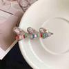 Korean Floral Rhinestone Pearl Hair Clip for Women