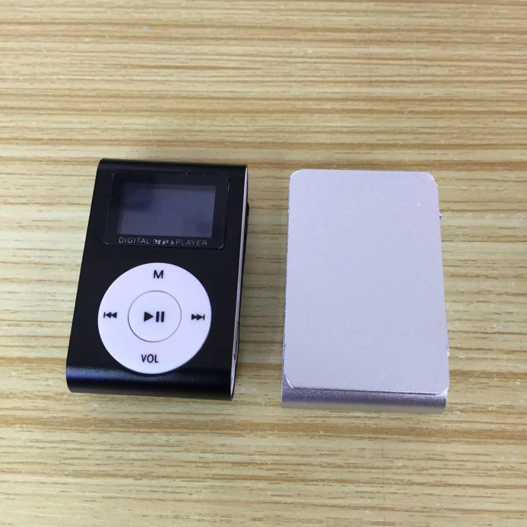 Screen Clip-On MP3 Player with Metal Clip - Portable for Sports & Students