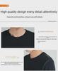 Men's Korean Casual Solid Color Round Neck Long-Sleeve Autumn Sweater Tee