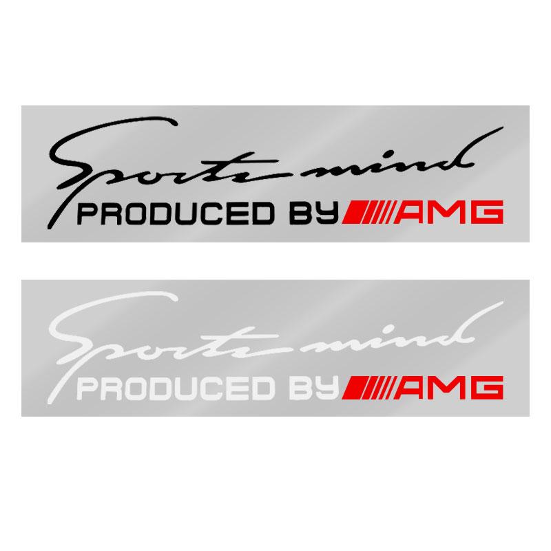 1 st Sportdesign Bil Framlykta Ögonbryn 3D-dekal För Mercedes Benz AMG W212 W205 W246 W177 W176 W213 GLC GLE GLS ML Välkommen Laserprojektion