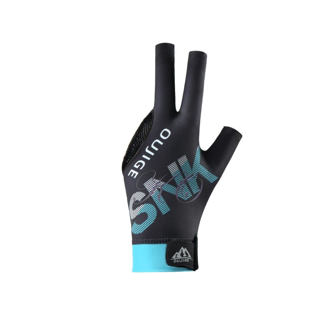 Wear-resistant Left Hand Billiards Gloves Three Finger Billiard Training Gloves  Training Equipment