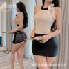 Domila Style Small Secret Naked Back Hollow Hip Skirt Sexy Underwear Role Play Temptation F414 Wholesale