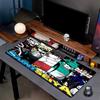 Saint Seiya Print Mouse Pad, Anti‑Slip Desktop keyboard Mat, for PC Laptop Gaming Working Daily Use, Cool Festival Surprise Gift