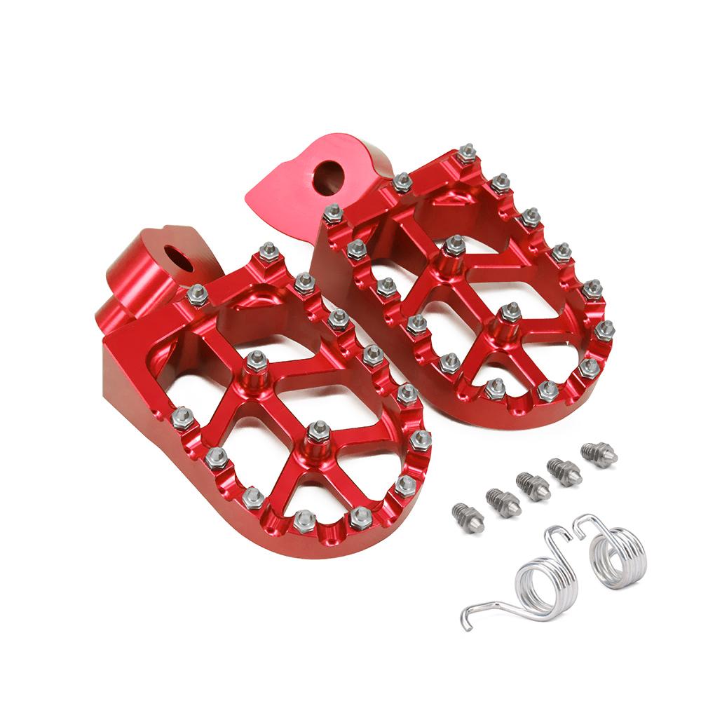 CNC Foot Pegs Footrest Pedals For YAMAHA YZ 85 125 250 YZ250F YZ426F YZ450F WR250F WR400F WR426F WR450F Motorcycles Accessories