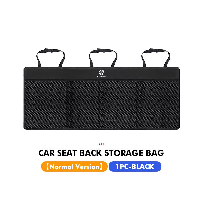 Car Seat Back Storage Hanging Bag Water Cup Phone Container Box For Volkswagen VW Scirocco Passat Polo B5 B6 B7 CC Tiguan Sharan BHQ1