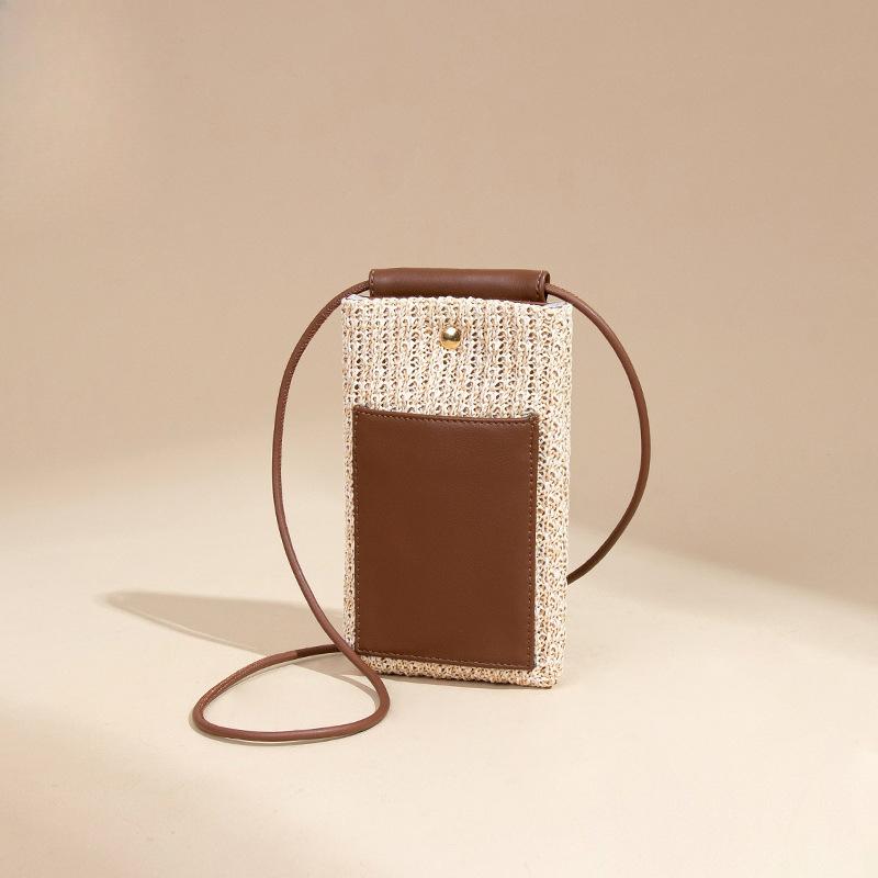 Summer Mobile Phone Bag, Fresh and Versatile, Single-shoulder Crossbody Bag, Vertical Fashionable Pocket Small Bag