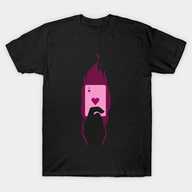 Men Black Print T-shirt Minimalist Gambit No-Cut Transfer Paper Print Cotton Tshirt S чёрный