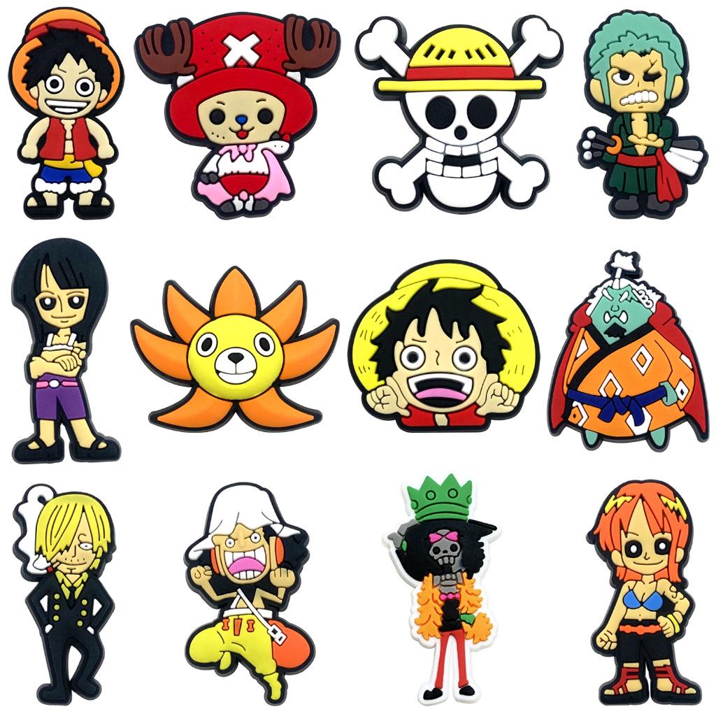 84 Exquisite Anime Shoe Charms: Soft Rubber Buckles for DIY Clogs and Cute Decorations