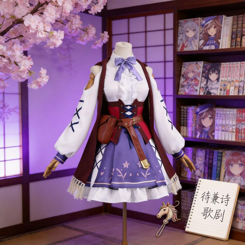 Umamusume Pretty Derby Matikanetannhauser Cosplay Costume With Polyester Material For Role Play