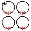 Commemorative Sports Game Gift 4 Pcs Balls Braided Rope Bracelets, Adjustable String Bracelet, Men Women Sport Wrist Decor Handmade Woven Cord