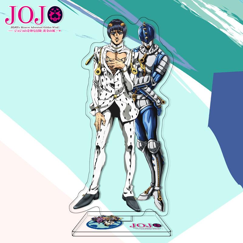 JOJO s Bizarre Adventure Golden Wind Anime Acrylic Standee Character Display Figurine Dropshipping Anime Merchandise