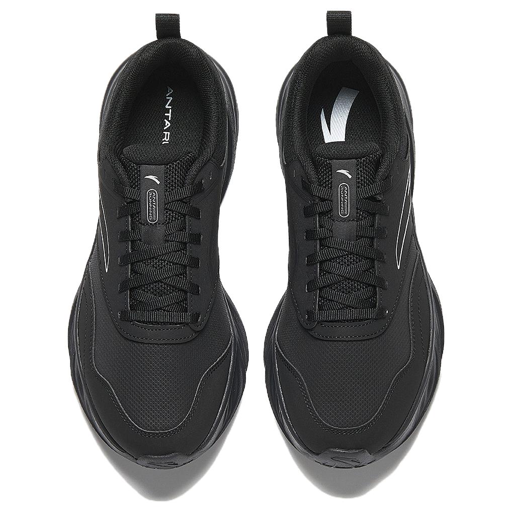 Anta Versatile Comfortable Durable Lightweight Low-Top Running Shoes Men Sneaker Black 112515503R-1