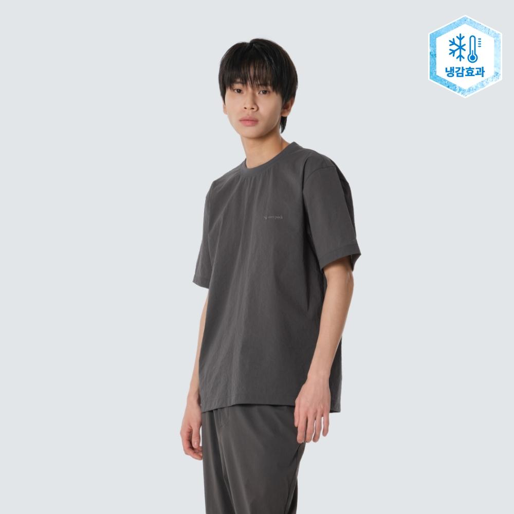 [Snowpeak] Minute Round Neck Short Sleeve T-shirt Chocolate Khaki (S26MMFTS72) 95(M)