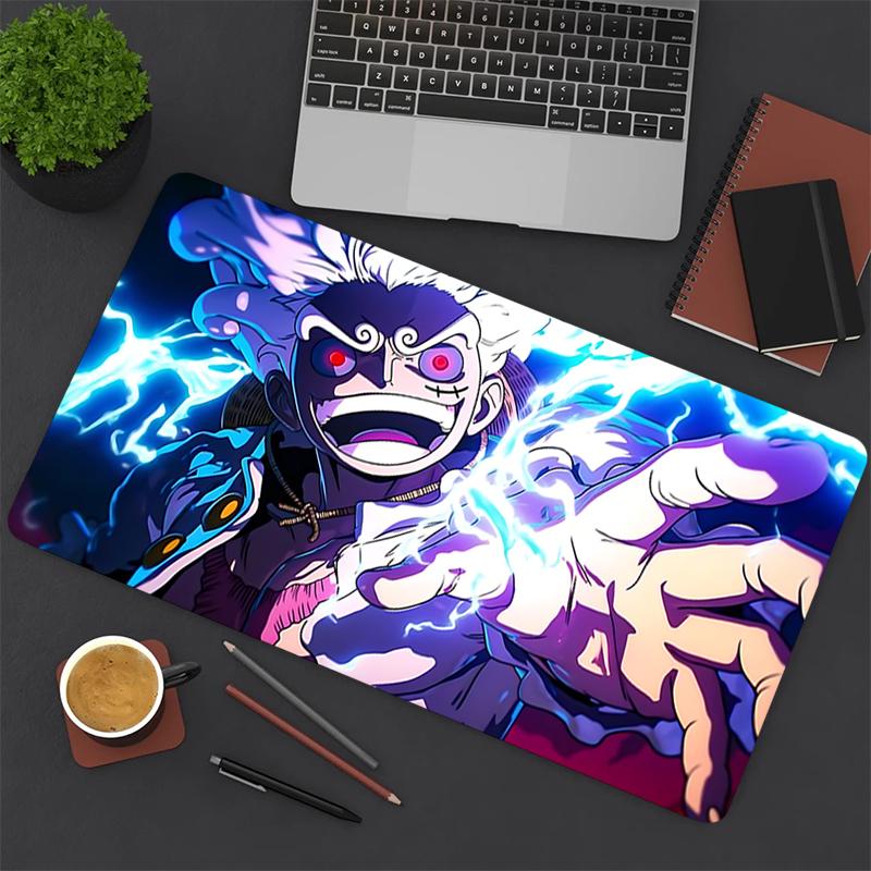 1Pc Electricity Power Battle Gaming Mouse Pad Keyboard Desk Mat Non-slip Rubber Lock Edge Waterproof Computer Mousepad for Office Home Decor Y135