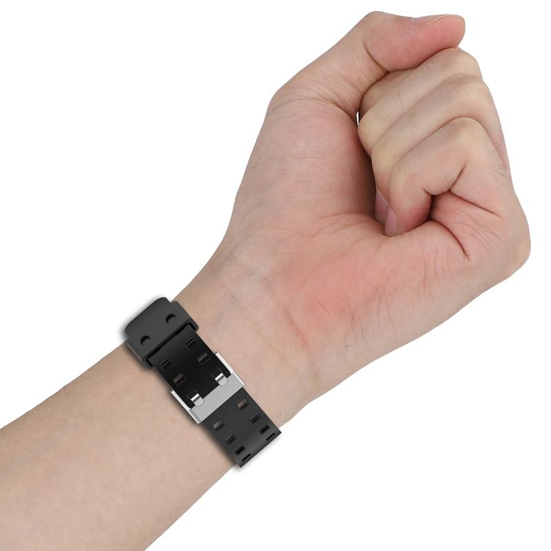 22mm Silicone Watchband Adjustable Watch Band Strap Repalcement Wristband for Mi Poco Watch Smartwatch