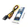 M.2 zu SATA3.0 M.2 7Pin Horizontaler Konverter-Adapterkarte Erweiterungskarte Stromkabel für 2242 2260 2280