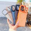 KEYSION Matte Skin Feel Lens Stand Phone Case for Magsafe for iPhone 17 Pro Max Magnetic Wireless Charging Shockproof Back Cover