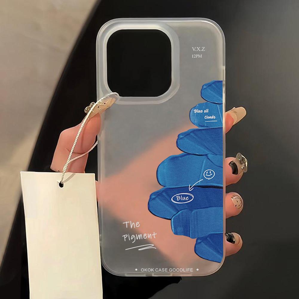 Silicone Phone Case for iPhone 13 Pro Max Funda iPhone 11 15 16 14 Plus 12 Mini 16promax 13promax Transparent Matte Lable Cover
