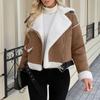 Women Business Casual Button Lapel Work Jackets Open Front Long Sleeve Hooded Fall Outfit