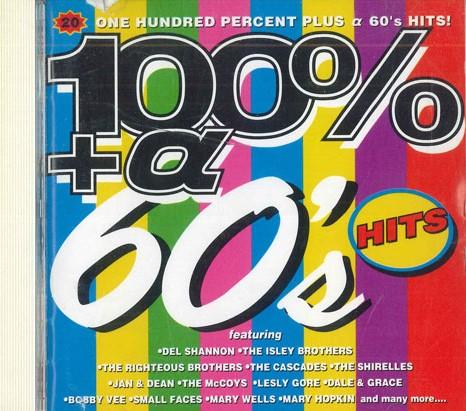 CD VARIOUS - 100%+a 60's Hits TECX20782 TEICHIKU RECORD 1994 Japan Pop Used