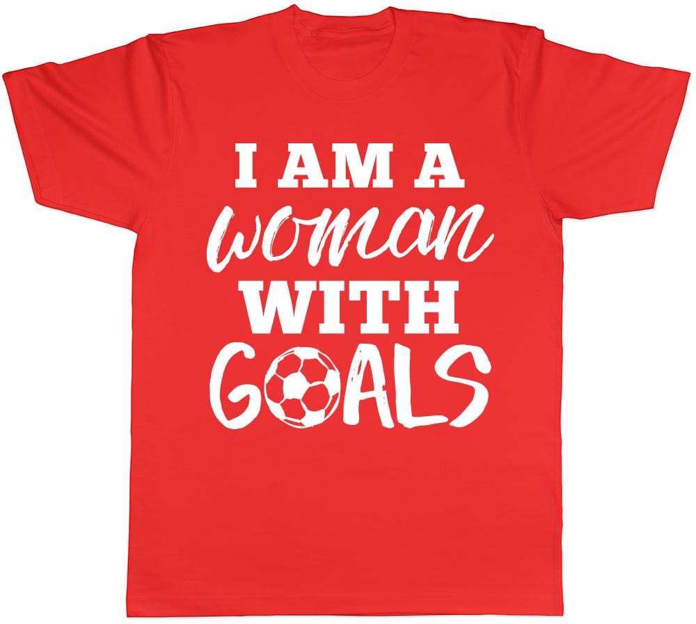I am a Unisex with Goals Unisexs Ladies TShirt Tee S