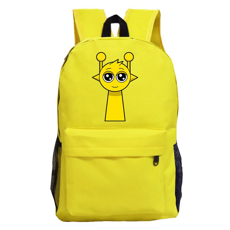 Rhythm Box Fun Printed Backpack Light College Style Fashion Primary And Secondary School School Bag