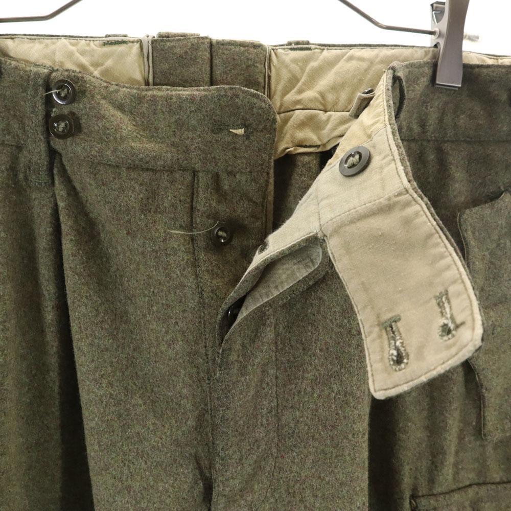 GERMAN MILITARY double knee cargo pants 14 olive military Men's Used