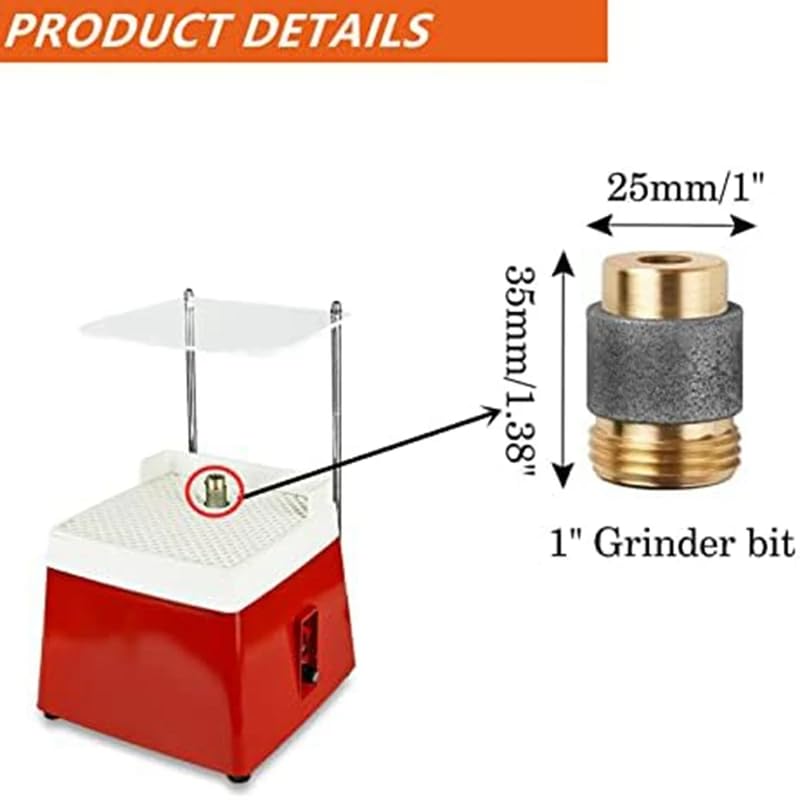 MCBL58 MCBL1 Diamond Grinding Bit Ceramic Glass Abrasive Tool Mini Portable for Diamond Glass Grinder, MFJ011