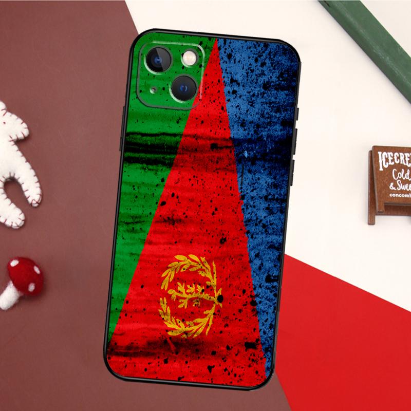 Eritrea Flag Case For iPhone 15 Pro Max 14 13 12 11 16 17 Pro Max mini 15 16 Plus 16e 17 Air Back Cover