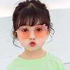 Trendy Fashion Boys And Girls Bow Metal Sunglasses B010 Polygon Trend Children'S Glasses Sunglasses