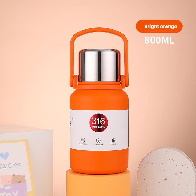 316 Stainless Steel Thermos Cup, High Value, Large Capacity Thermal Insulation Pot, Portable, Outdoor Men and Women Water Cup