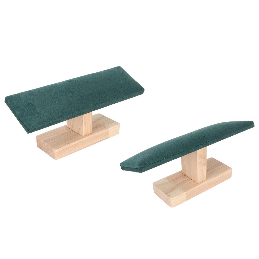 Solid Wood Watch Display Stand T Bar Showcase Jewelry Display Holder Home Chain Bracelet Bangle