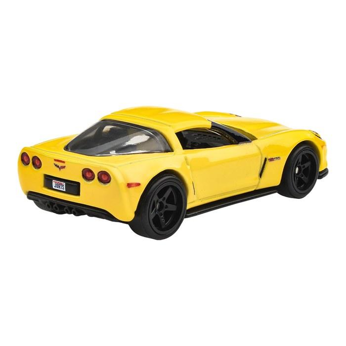Hot Wheels Premium 2-Pack 2012 Corvette Z06 / 2003 Dodge Viper SRT-10 1/64 Scale (Yellow/Red)