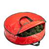 Durable Foldable Christmas Wreath Storage Bags Waterproof Dustproof Round Decoration Storage Bag with Handles Storage Bag
